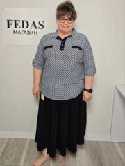 Блуза рубашка жіноча з комірцем - Зображення 2
